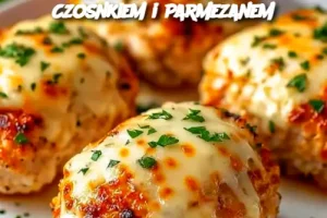Przepis na Pieczone Mini Pulpeciki z Kurczaka z Czosnkiem i Parmezanem