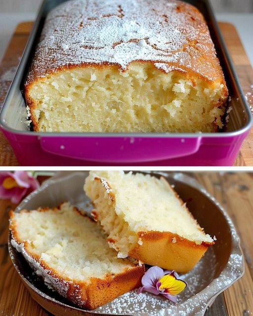 Ciasto waniliowe z budyniem! Bez mąki! Łatwe w przygotowaniu!