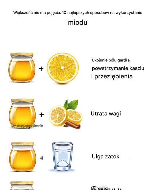 Większość nie ma pojęcia. 10 najlepszych sposobów na wykorzystanie miodu